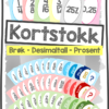 Kortstokk - Brøk, desimaltall, prosent