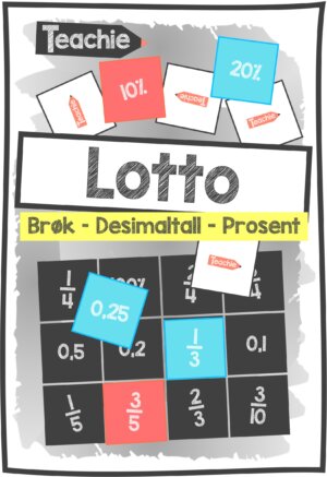 Lotto - brøk, desimaltall og prosent