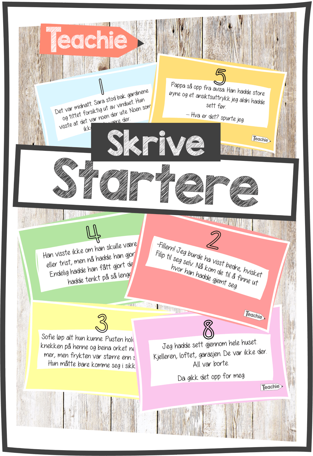 Skrive startere Teachie Skrive startere Teachie